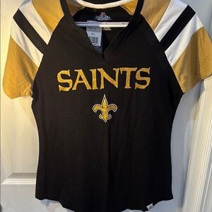 SAINTS Team Apparel Black Tee